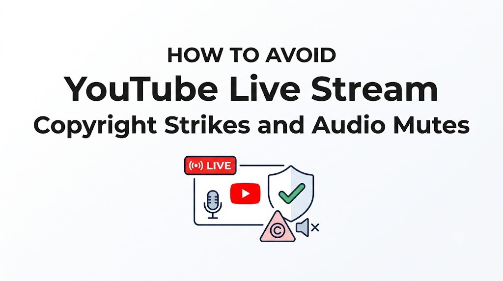 How to Avoid YouTube Live Stream Copyright Strikes and Audio Mutes
