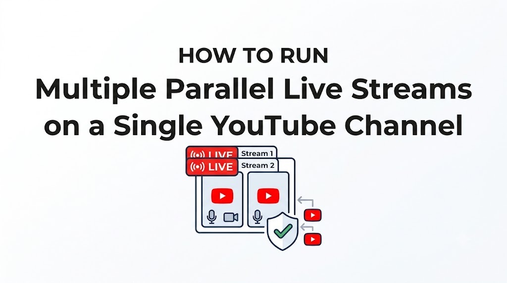 How to Run Multiple Parallel Live Streams on a Single YouTube Channel