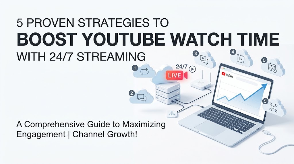 5 Proven Strategies to Boost YouTube Watch Time with 24/7 Streaming